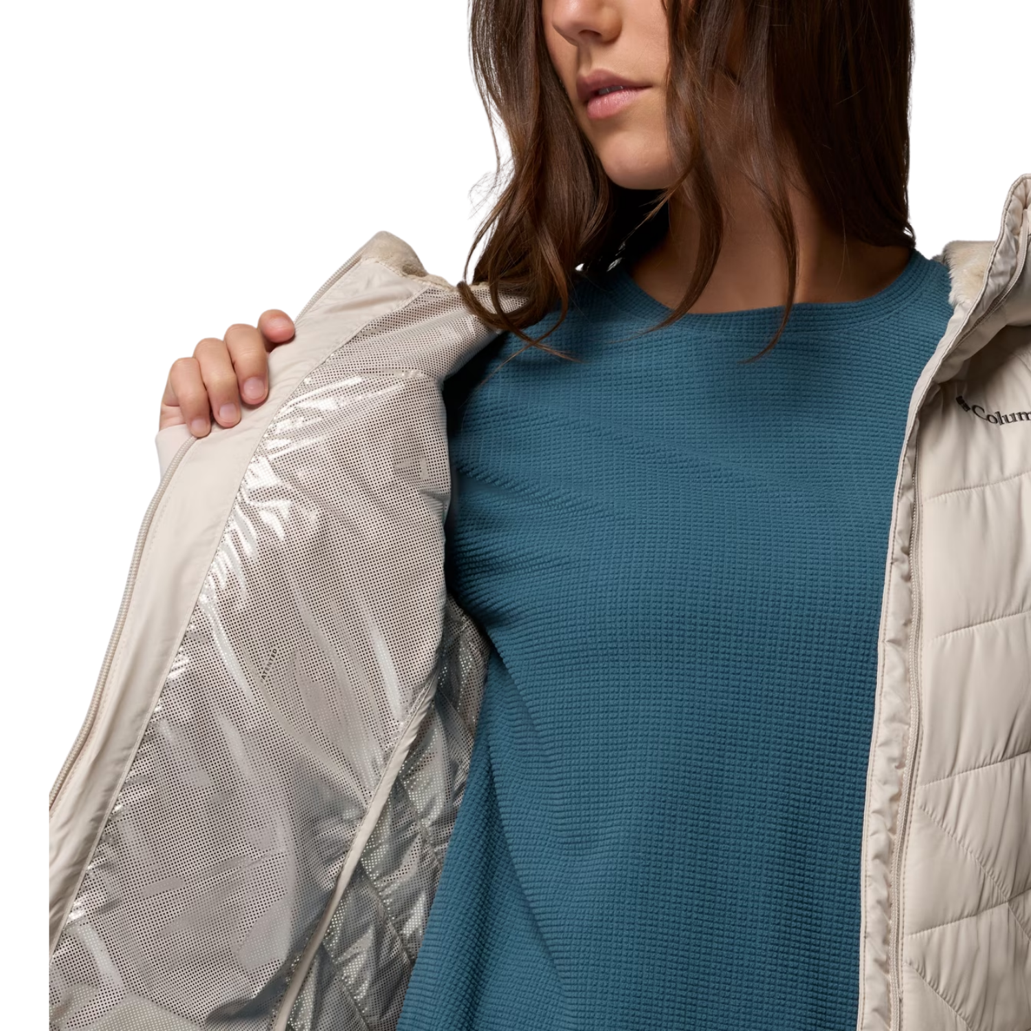 CASACA CON CAPUCHA Y AISLAMIENTO HEAVENLY™ - BEIGE