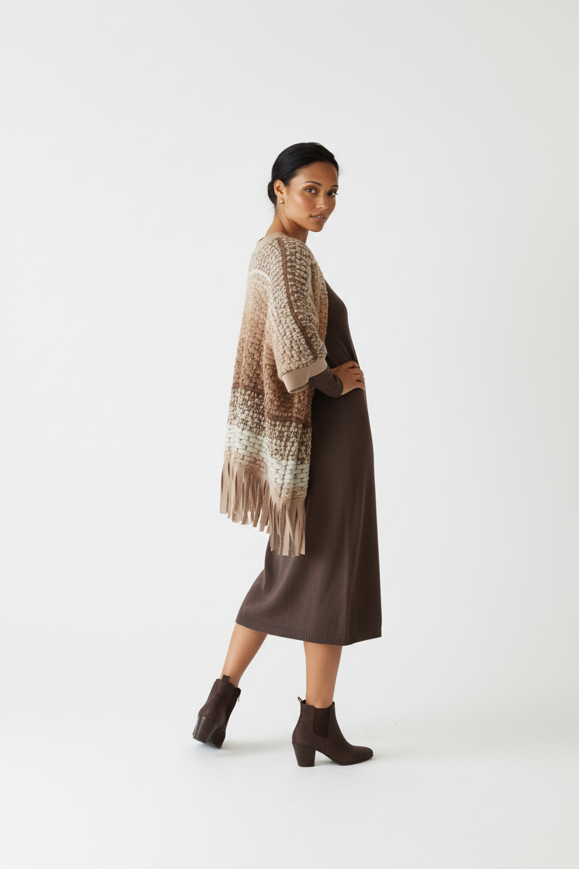 Miniatura: Poncho Cardigan 