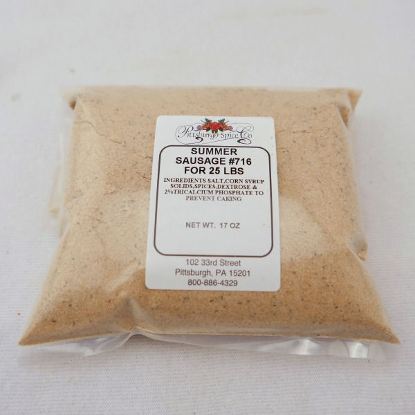 Summer Sausage Seasoning #716 - 17oz.