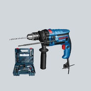 สว่านไฟฟ้า BOSCH สีน้ำเงิน (สินค้าแท้) พร้อมกล่องเครื่องมือครบชุด พร้อมใช้งานทันทีสำหรับงานช่างมืออาชีพ ราคาถูกที่สุดจาก MK5 Tools ผู้เชี่ยวชาญกว่า 30 ปี