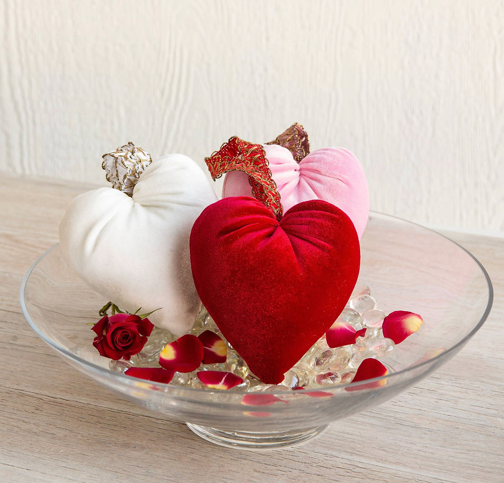 Thumbnail: Handmade Velvet Hearts