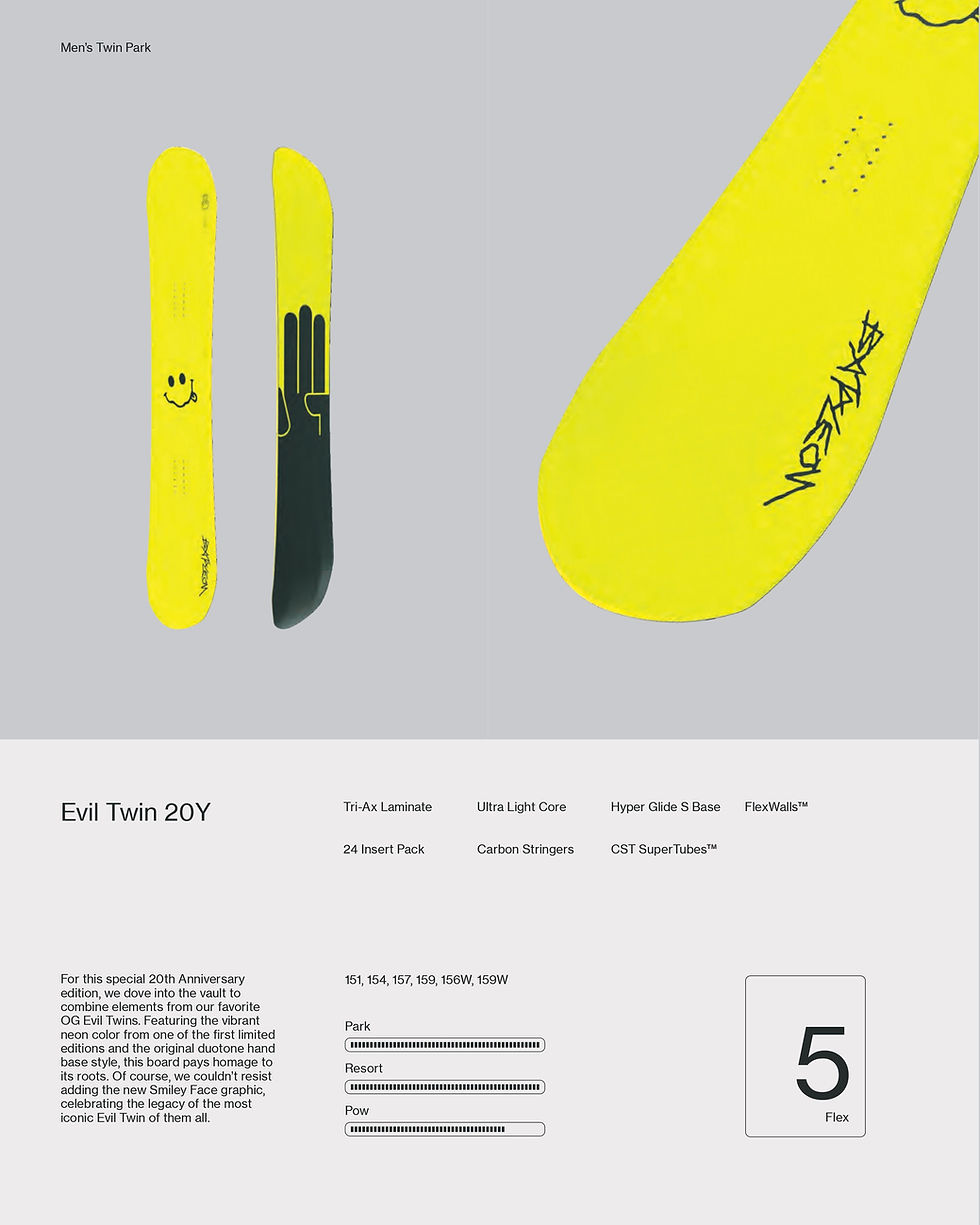Thumbnail: Evil Twin 20Y Snowboard | THB 22,900