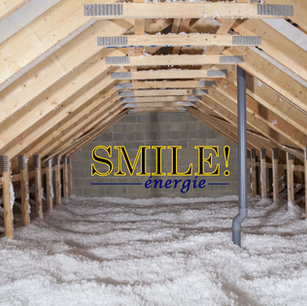 Isolation comble soufflage laine de roche aides subventions Smile énergies maprimerenov cee rénovation énergétique