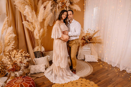 Babybauchshooting im Boho Fotostudio bei Verden