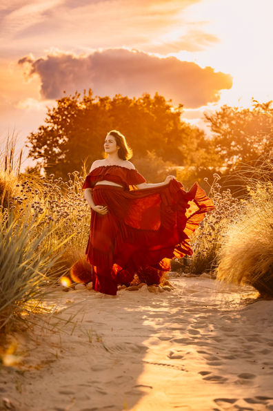 Babybauch Shootingkleider für emotionale Schwangerschaftsfotos und Babybauchshooting in Nienburg, Verden, Bremen