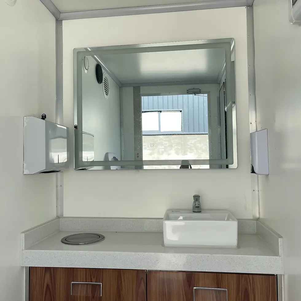 Thumbnail: VIP Portable Restroom Trailer - 2-Station Luxury Mobile Bathroom