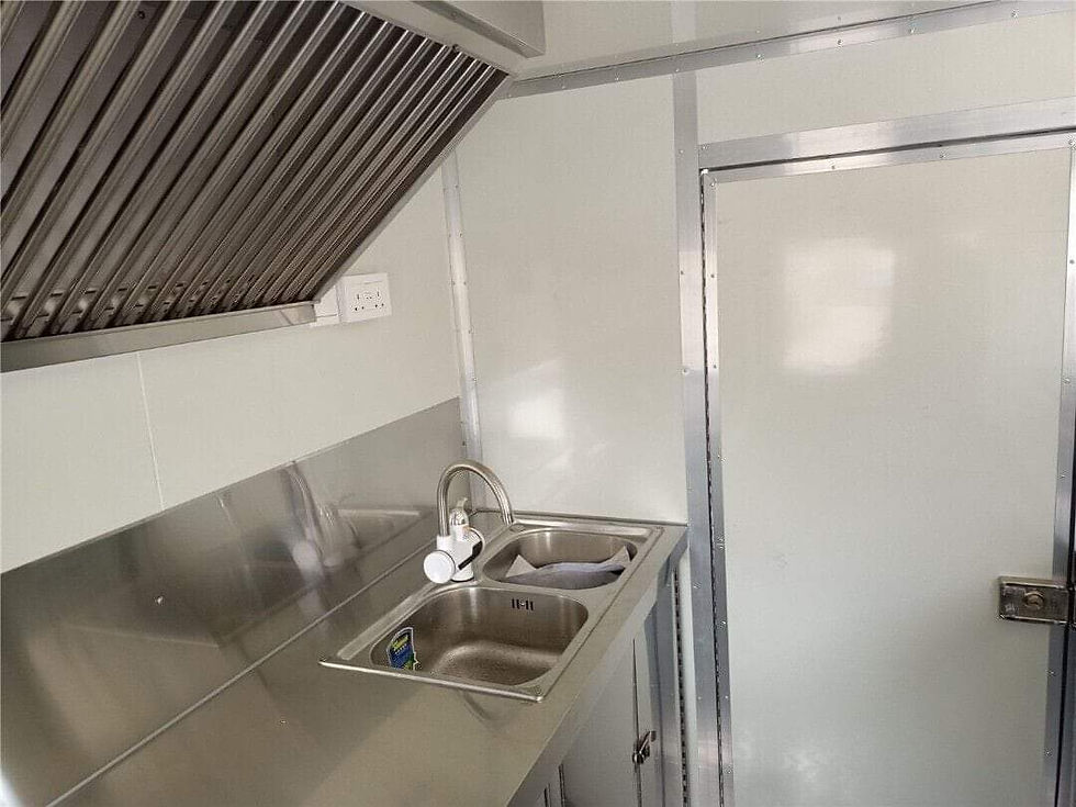 Thumbnail: Mini Mobile Kitchen Trailer – Fully Equipped – For Sale