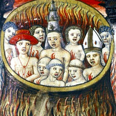Miniature sur l'enfer, origine inconnue