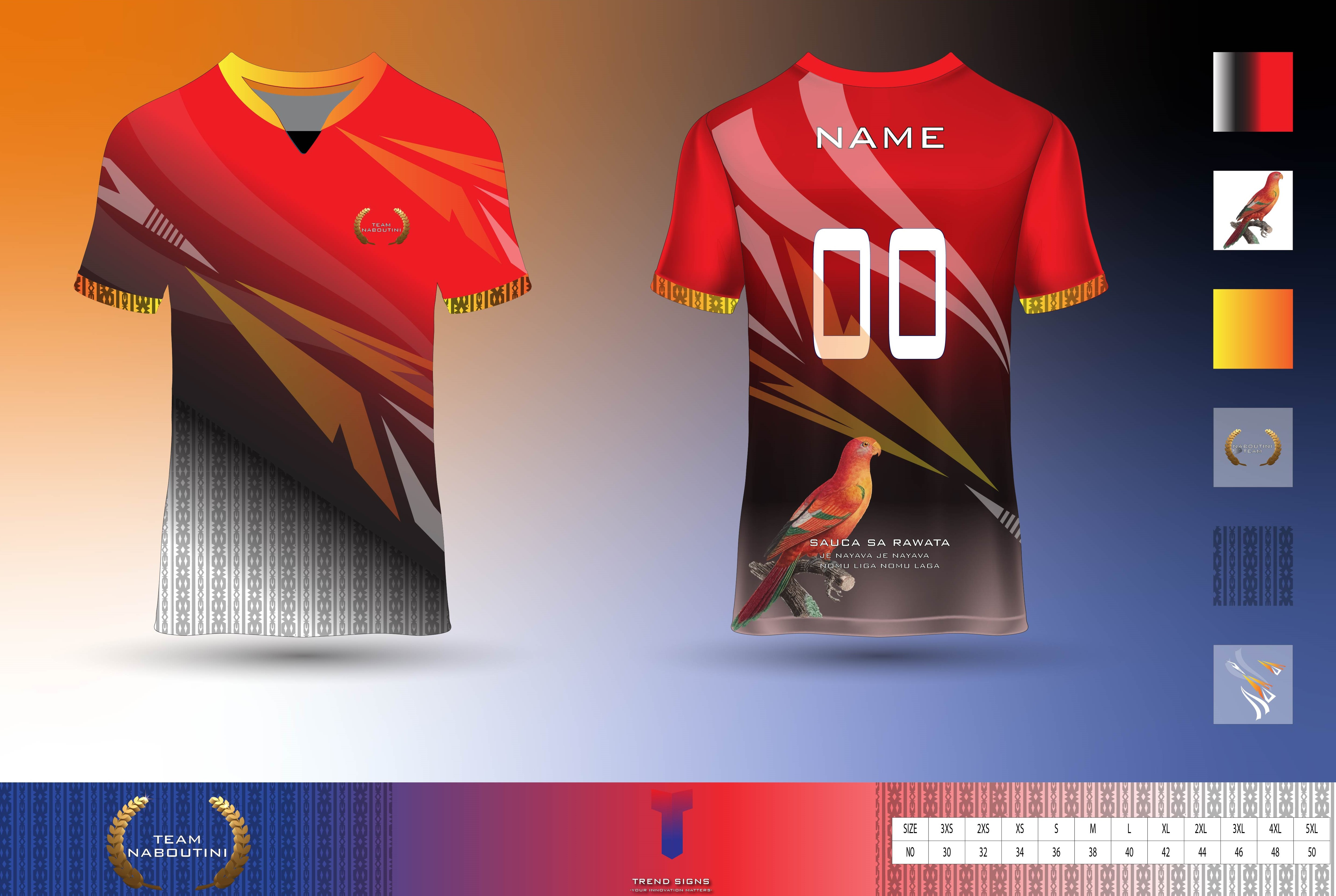 Naboutini Rugby Jesey & Sublimation T-shirt