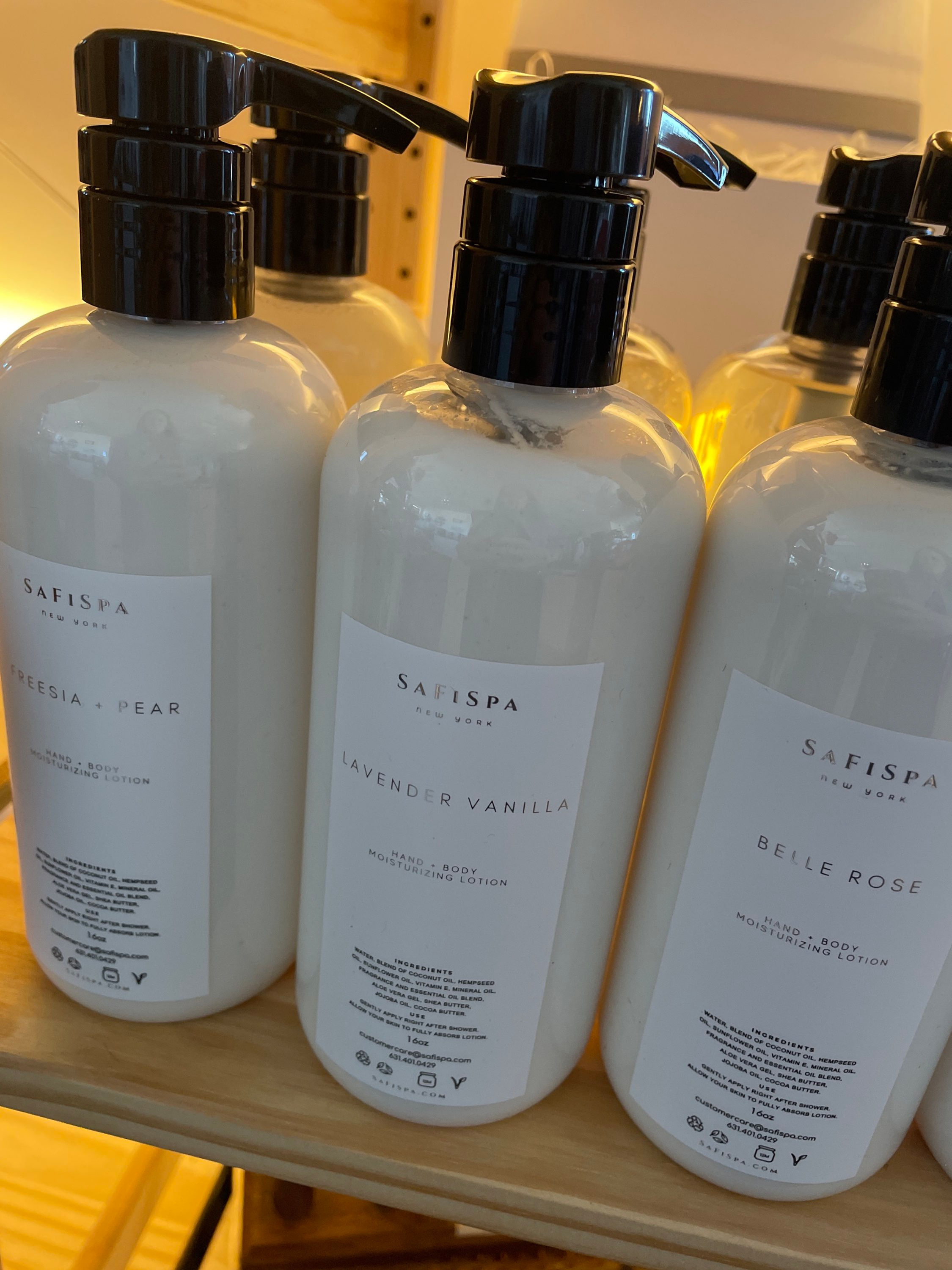 SaFiSpa Lotion (shea & cocoa butters, vitamin E & jojoba oil)