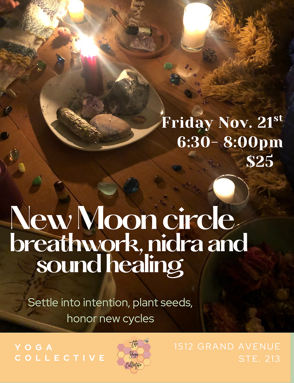 New Moon Yoga Nidra, Breathwork and Sound Healing