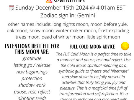 Full Moon December 2024