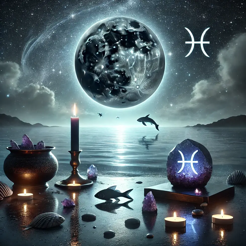 Let's Use the Mystical Energy of the Pisces New Moon: A Guide to Manifestation, Rituals, and Spiritual Growth