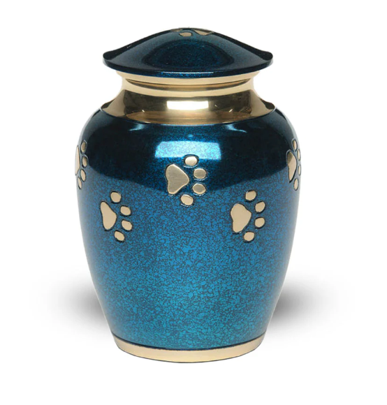 Thumbnail: Forever Paws Brass Urn *Priced by Size*