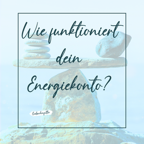 Schütze dein Energiekonto und tu, was dir wirklich guttut