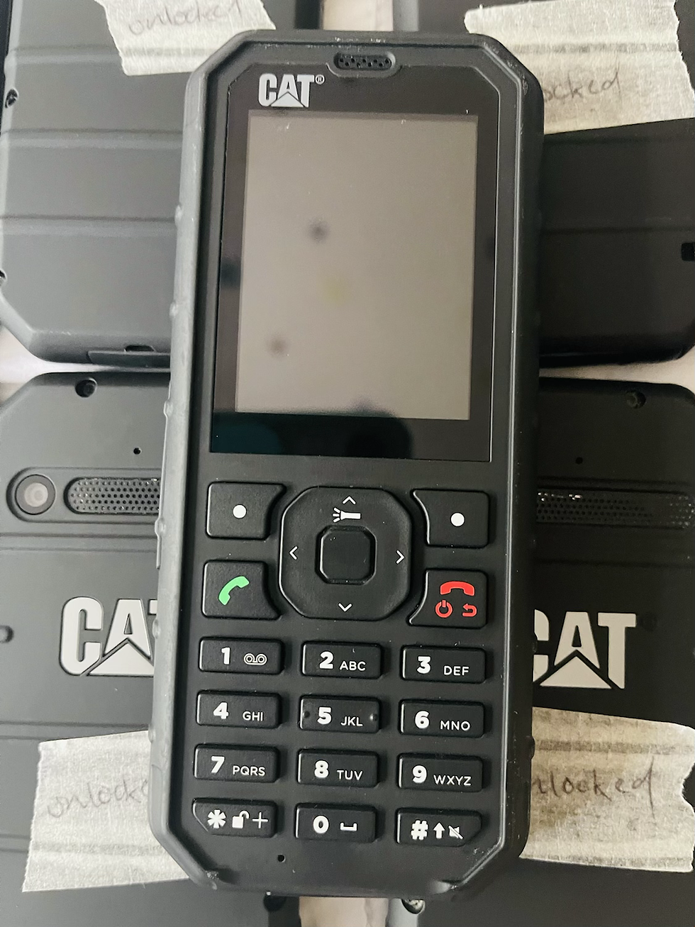 CAT B35 - BLACK - 4GB - UNLOCKED -BUILDER PHONE