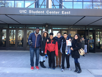 Kelly's Escalera Students Visit UIC
