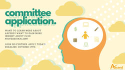 Ascend Committee Application Flyer