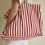 Miniature : Sac WEEKEND RAYURES ROUGES