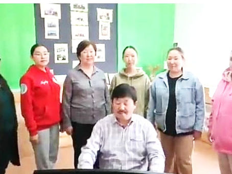 Майский Дом культуры поздравил сельчан с Днем песни 🎼🎤🎹