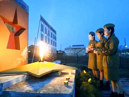 В Покровке прошли торжественно - траурные  мероприятия,   приуроченные ко Дню Победы 