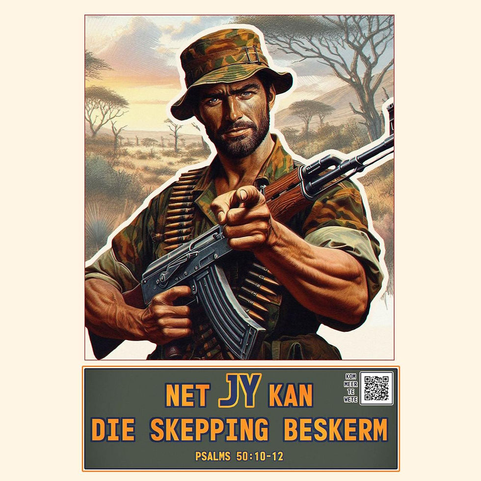 Honoring Our Conservation Heroes: The Guardians of South Africa's Natural Heritagen geskenk uit God se hand.