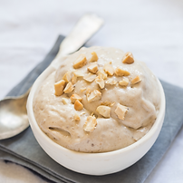 Vegan banana ice-cream