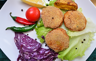 Lentils and carrot patties
