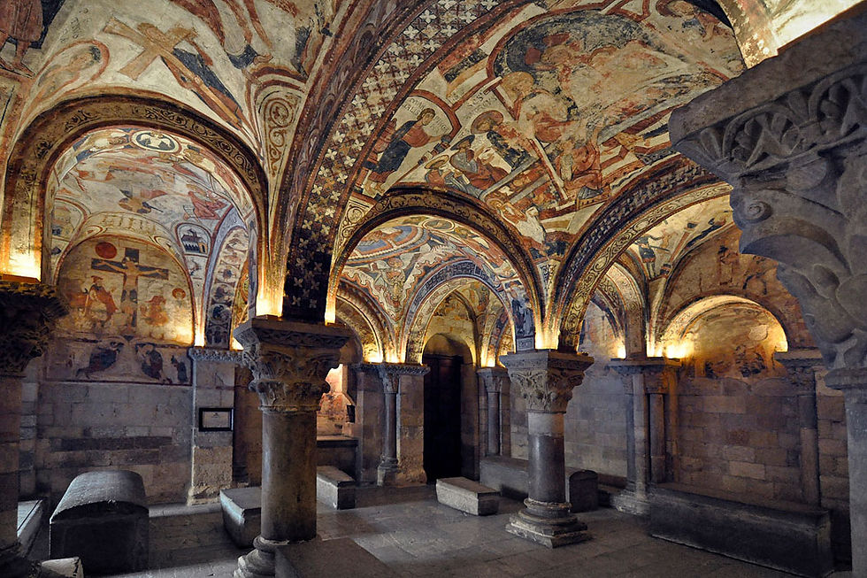 Panteón dos Reis de León no Museu da Basílica de San Isidoro