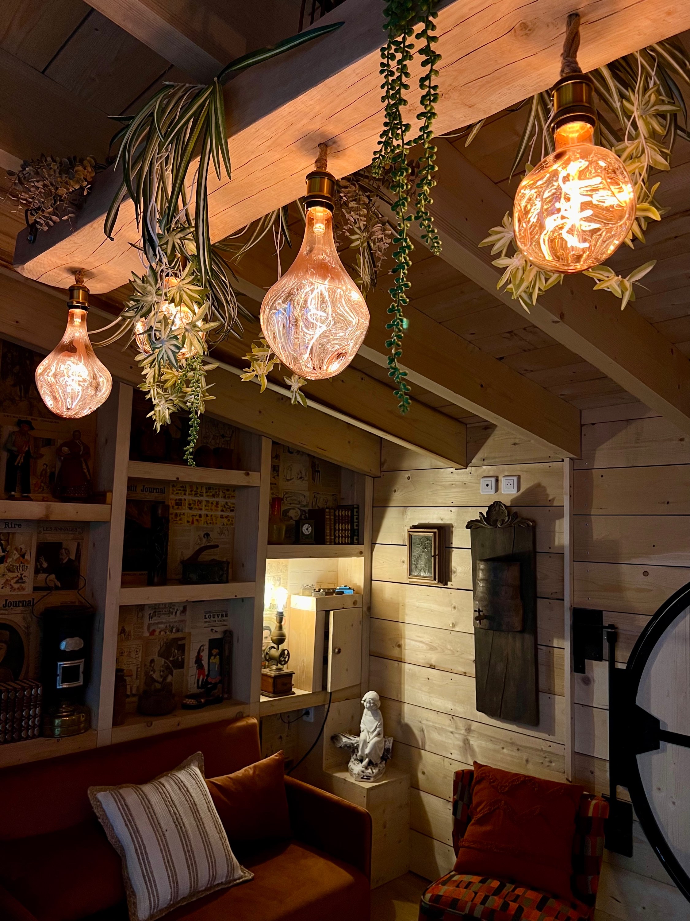 Terrasse de la cabane