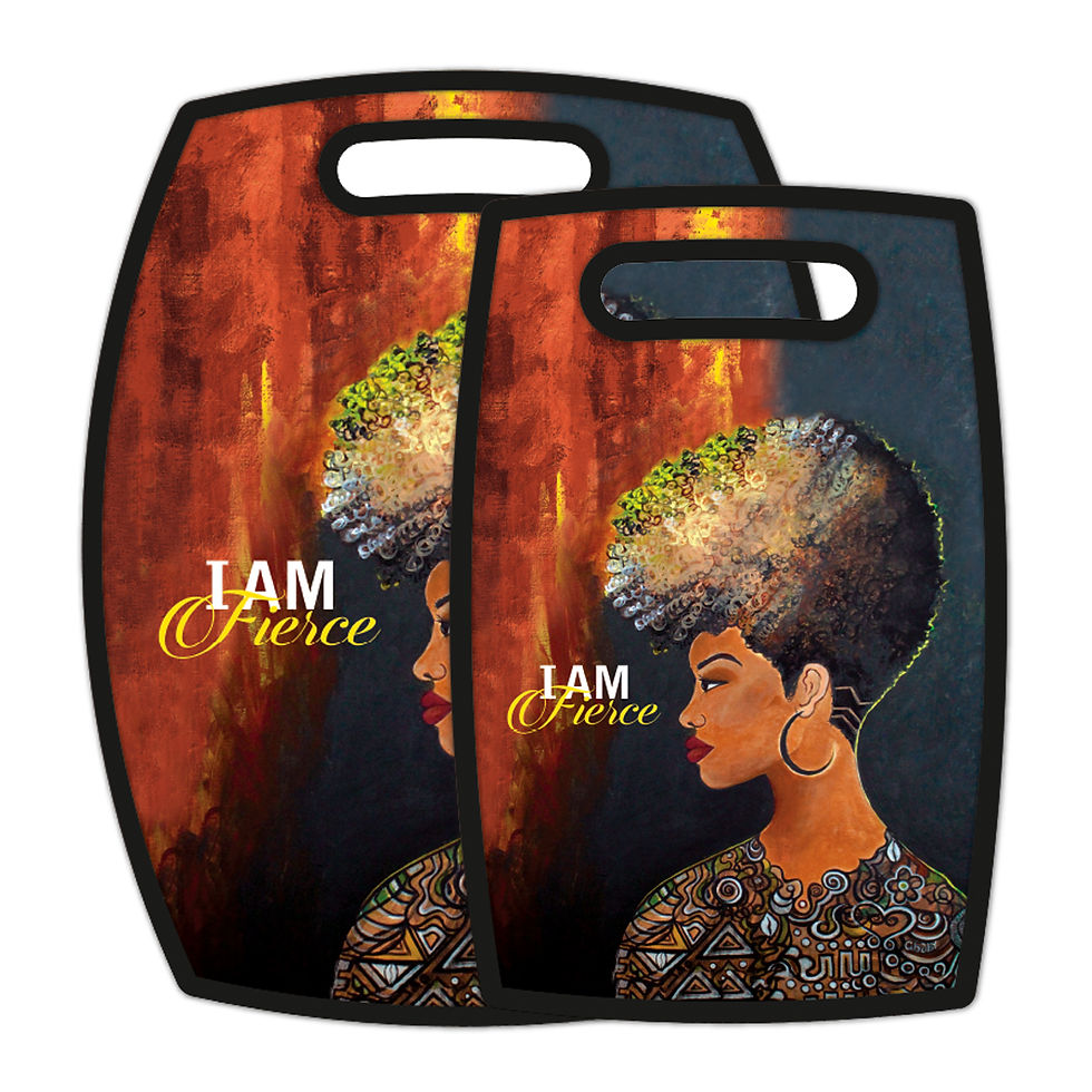 I AM FIERCE CUTTING BOARDS