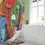 Thumbnail: JAZZ MASKS SHOWER CURTAIN