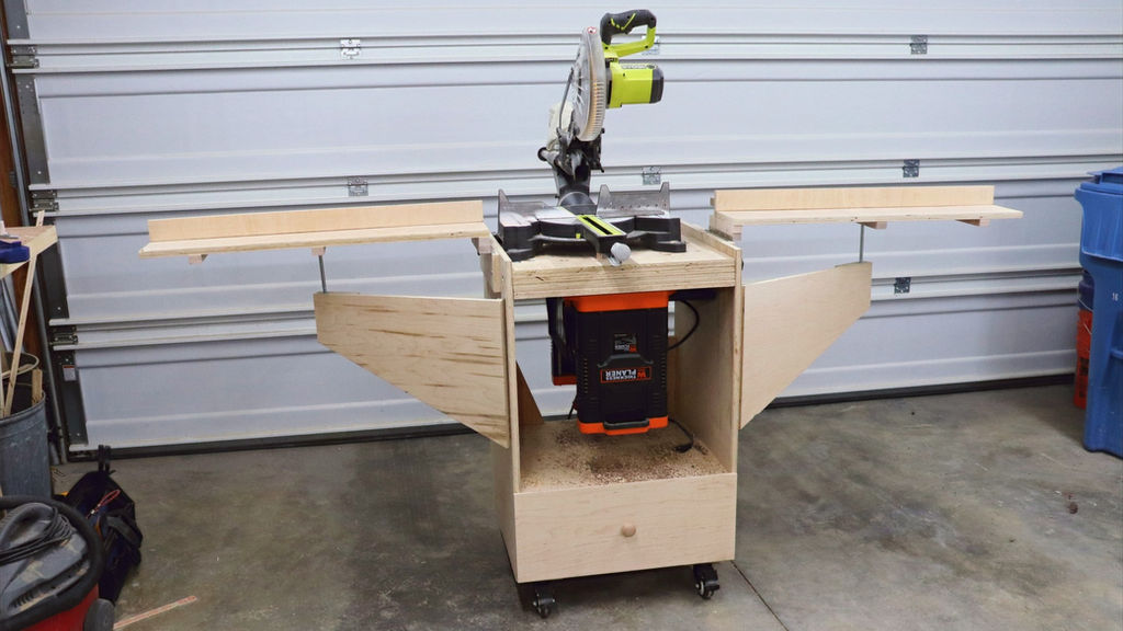 These diy plans are in mm and inches. You can use it for miter saw