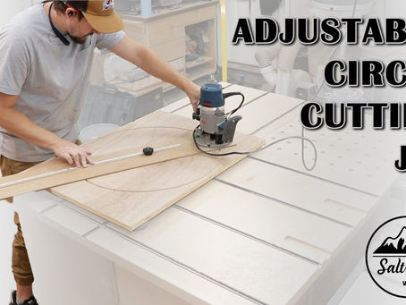 Make An Easy Adjustable Circle Cutting Jig