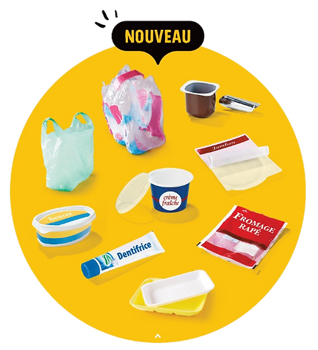 Extension des consignes de tri les nouveaux