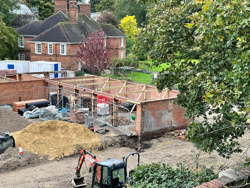 building mid-construction