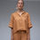 Miniature : chemisette lin camel