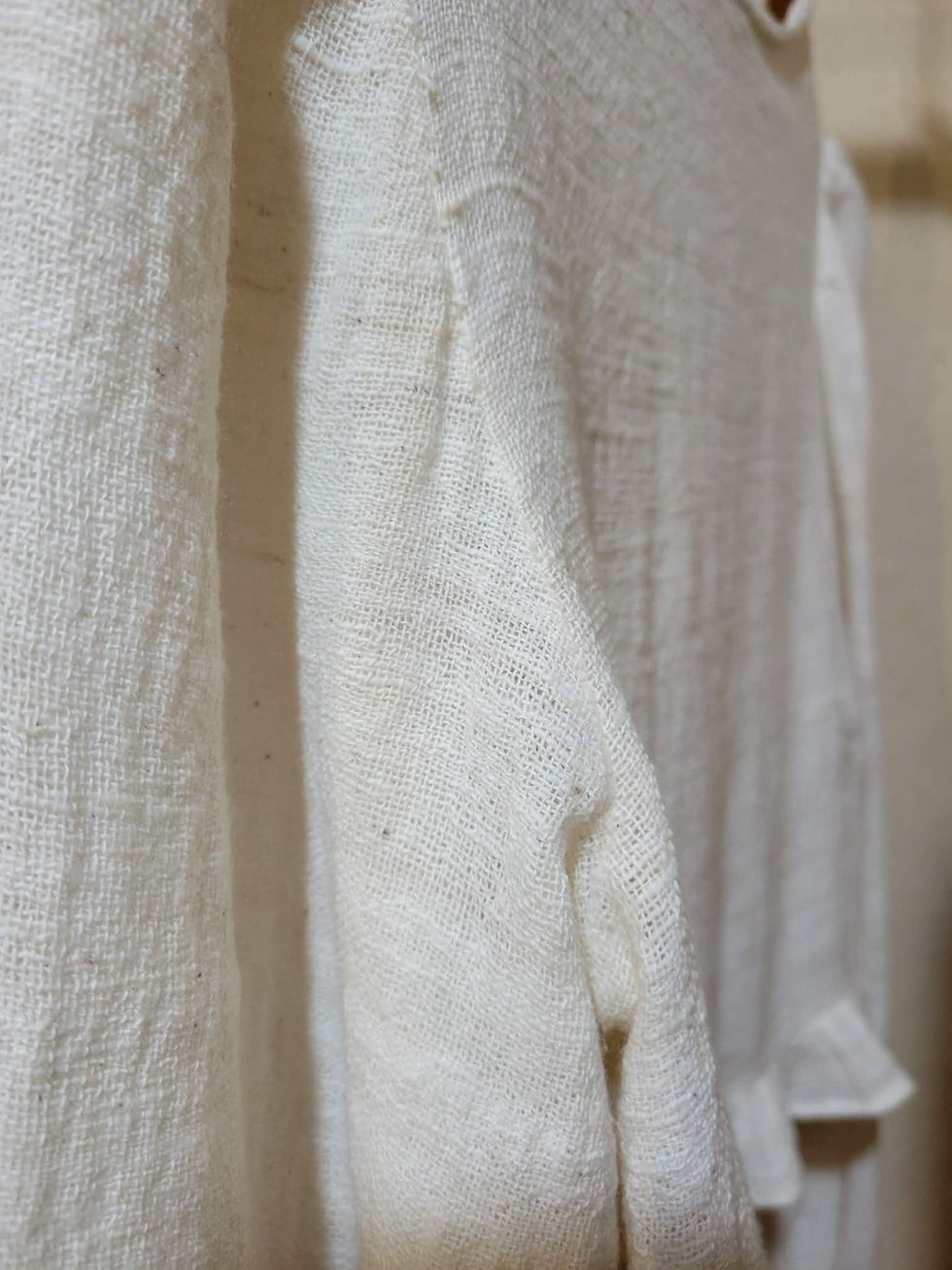 Thumbnail: Blouse coton bio tissage artisanal