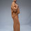 Miniature : pantalon lin camel