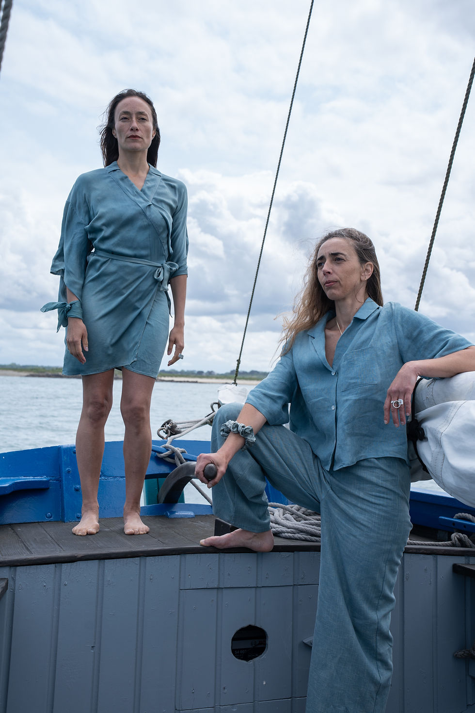 Thumbnail: Celadon Linen Trousers