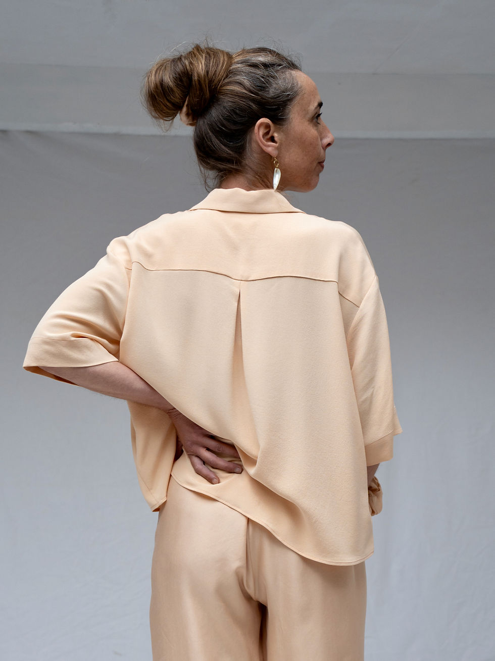 Thumbnail: Nude Silk Shirt