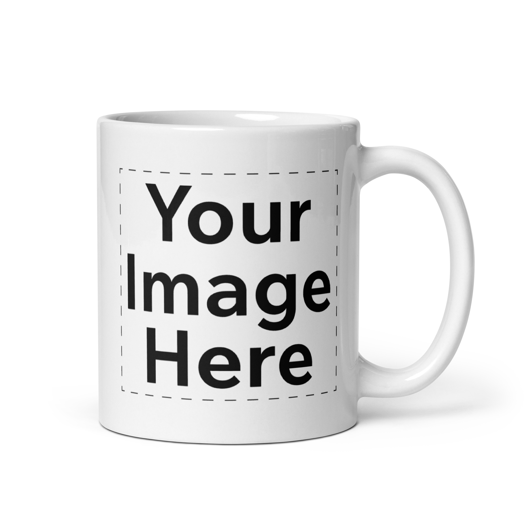 White Glossy Mug
