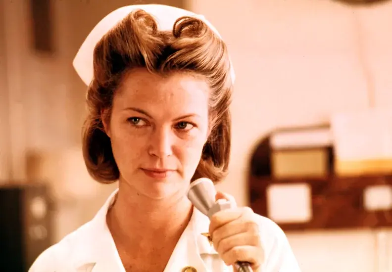Nurse Ratched played by Louise Fletcher