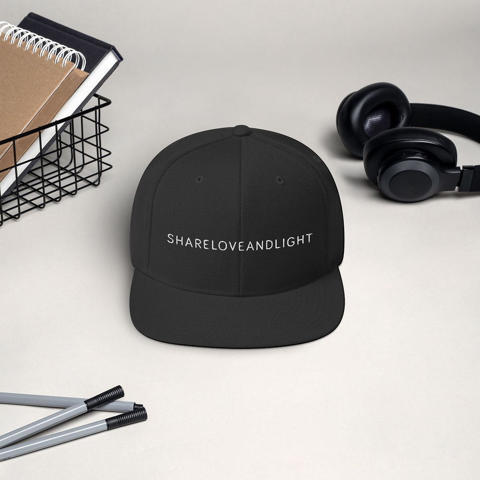 Thumbnail: Snapback Hat - SHARELOVEANDLIGHT