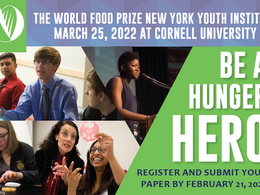 World Food Prize’s 2022 New York Youth Institute at Cornell University
