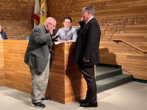 ARCADIA CITY COUNCIL UNANIMOUSLY APPOINTS MICHAEL DANIELSON TO REPRESENT DISTRICT 5