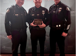 MADD Honors Arcadia Police Officer