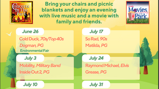 Summer Concerts & Movies in the Park