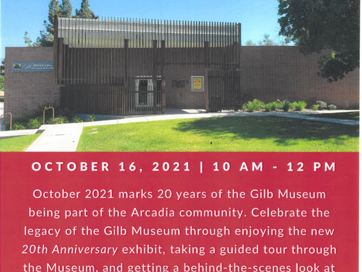 20 th Anniversary Celebration - 10/16/2021 10am-12pm