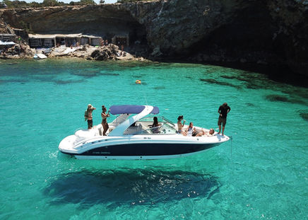 Create Ibiza sunset yacht cruise with champagne & stunning ocean views